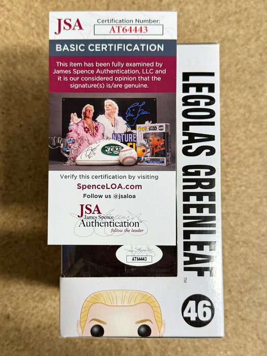 Orlando Bloom Signed Legolas Greenleaf Hobbit Vaulted Funko Pop! #46 With JSA COA - for just $400! 