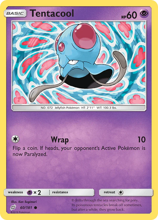 Tentacool (60/181) [Sun & Moon: Team Up] - for just $0.10! 