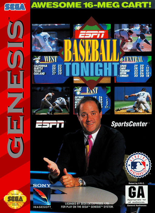 ESPN Baseball Tonight (Sega Genesis) - for just $0! 
