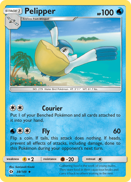 Pelipper (38/149) [Sun & Moon: Base Set] - for just $0.10! 
