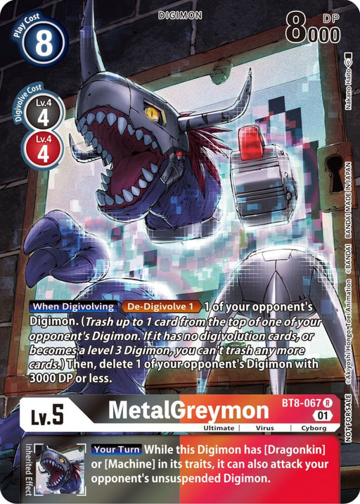 MetalGreymon [BT8-067] (25th Special Memorial Pack) [New Awakening Promos] - Just $1.25! Shop now at Retro Gaming of Denver