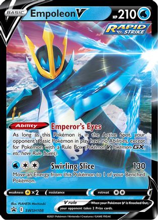 Empoleon V SWSH108/307 - SWSH Sword & Shield Promo Cards Holofoil - for just $0.45! 