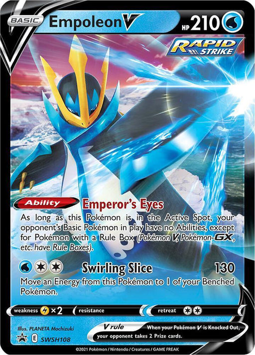 Empoleon V (SWSH108) [Sword & Shield: Black Star Promos] - for just $0.35! 