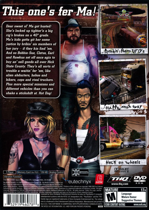 Big Mutha Truckers 2 – PlayStation 2 (PS2) - for just $0! 