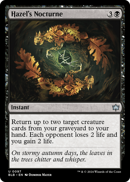 Hazel's Nocturne (BLB-097) - Bloomburrow - for just $0.04! 
