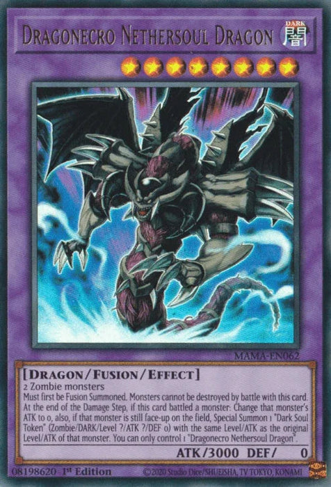 Dragonecro Nethersoul Dragon [MAMA-EN062] Ultra Rare - for just $0.25! 