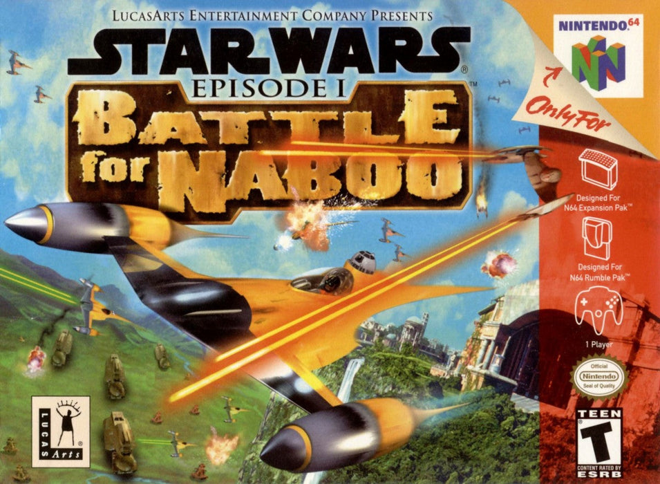 Star Wars: Battle for Naboo [In Box] – Nintendo 64 (N64) - for just $79.99! 