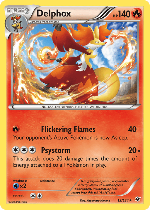 Delphox (13/124) [XY: Fates Collide] - for just $0.20! 