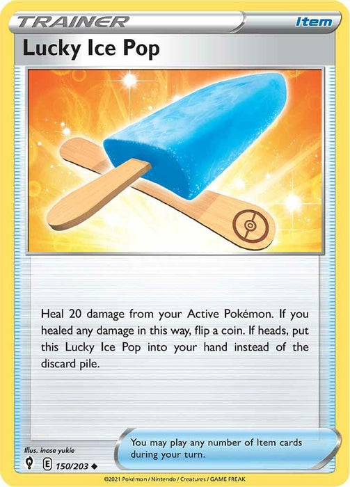 Lucky Ice Pop (150/203) [Sword & Shield: Evolving Skies] - for just $0.10! 