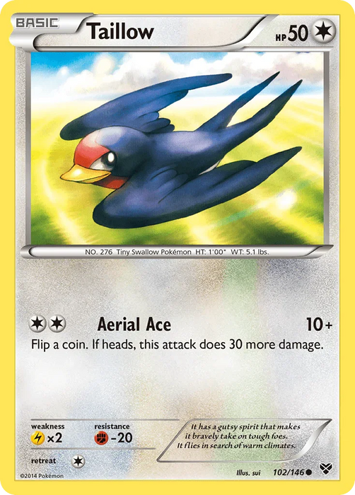 Taillow (102/146) [XY: Base Set] - for just $0.10! 