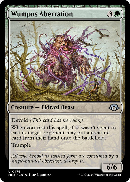Wumpus Aberration (MH3-176) - Modern Horizons 3: (devoid) - for just $0.01! 