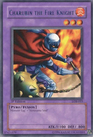 Charubin the Fire Knight [LOB-015] Rare - for just $0.20! 