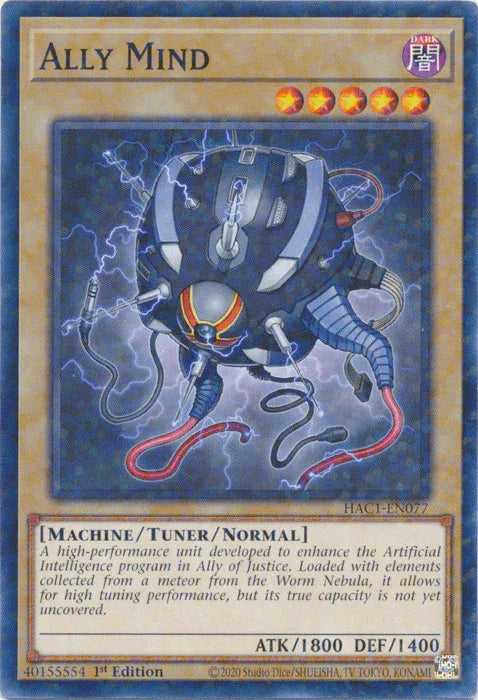 Ally Mind (Duel Terminal) [HAC1-EN077] Common - for just $0.10! 