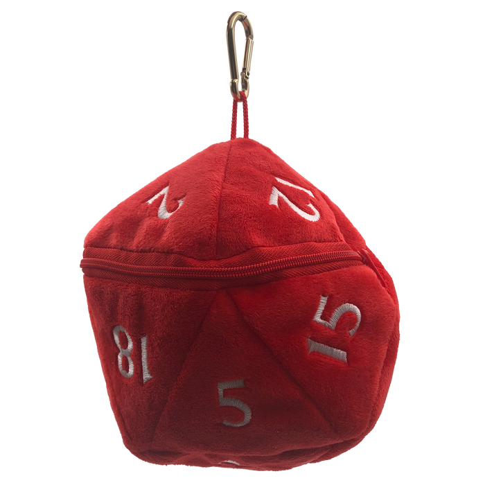 Ultra PRO: Dice Bag - Plush D20 (Red) - for just $0! 