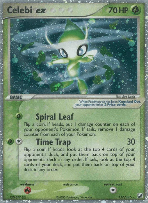 Celebi ex (117/115) [EX: Unseen Forces] - for just $142! 