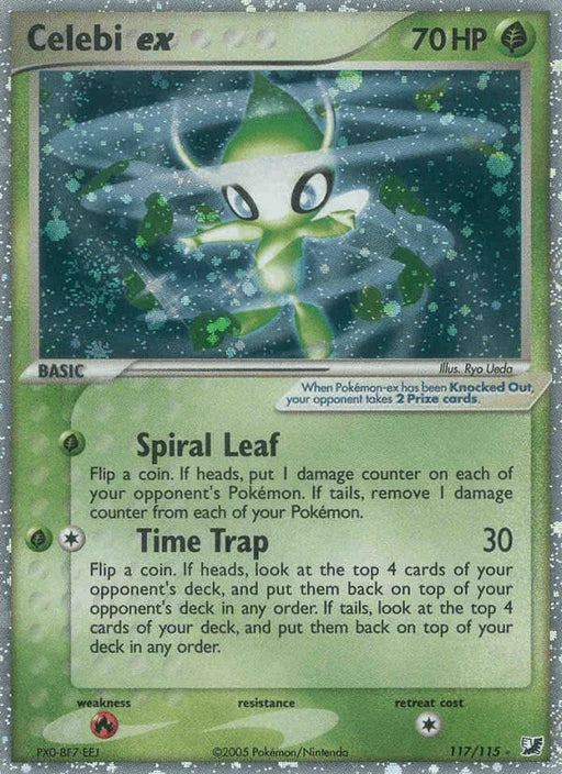 Celebi ex (117/115) [EX: Unseen Forces] - for just $148! 