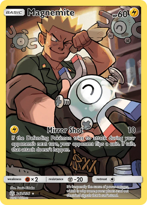 Magnemite (242/236) [Sun & Moon: Cosmic Eclipse] - for just $9.35! 