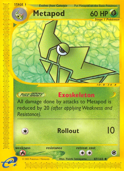 Metapod (87/165) [Expedition: Base Set] - for just $3.65! 