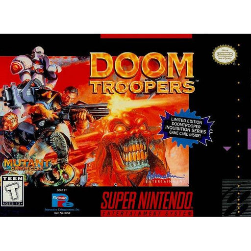 Doom Troopers (Super Nintendo) - Just $0! Shop now at Retro Gaming of Denver