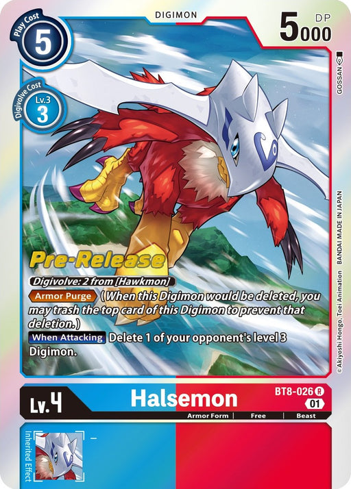 Halsemon [BT8-026] [New Awakening Pre-Release Cards] - Just $0.09! Shop now at Retro Gaming of Denver