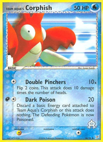 Team Aqua's Corphish (26/95) [EX: Team Magma vs Team Aqua] - for just $0.60! 