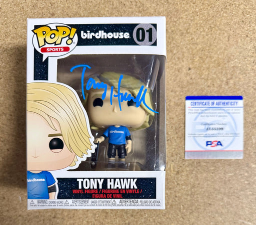 Tony Hawk Professional Skateboarder Signed Birdhouse Funko Pop! #01 With PSA COA - for just $300! 