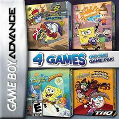 Nickelodeon 4 Games on 1 Pack: Spongebob Squarepants SuperSponge / Nicktoons Freeze Frame Frenzy / Fairly Oddparents Shadow Showdown / Rocket Power Zero Gravity Zone (Gameboy Advance) - for just $0! 