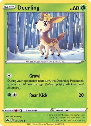 Deerling 011/198 - SWSH06 Chilling Reign - for just $0.05! 