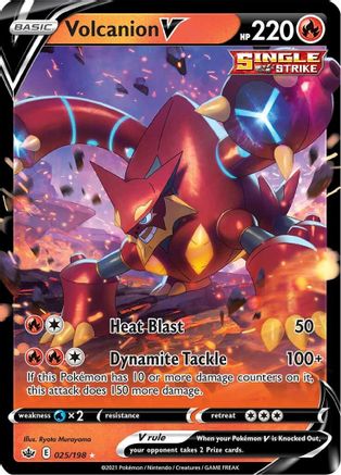 Volcanion V 025/198 - SWSH06 Chilling Reign Holofoil - for just $0.35! 