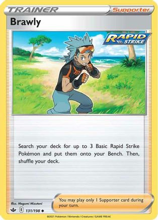 Brawly 131/198 - SWSH06 Chilling Reign Reverse Holofoil - for just $0.05! 