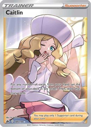 Caitlin (Full Art) 189/198 - SWSH06 Chilling Reign Holofoil - for just $13! 