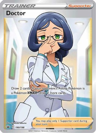 Doctor (Full Art) 190/198 - SWSH06 Chilling Reign Holofoil - for just $2.50! 