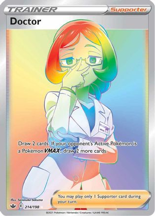 Doctor (Secret) 214/198 - SWSH06 Chilling Reign Holofoil - for just $3.75! 