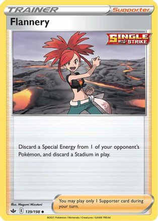 Flannery 139/198 - SWSH06 Chilling Reign Reverse Holofoil - for just $0.13! 