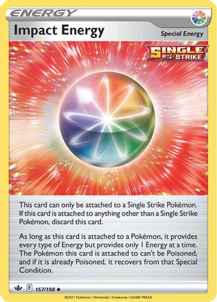 Impact Energy 157/198 - SWSH06 Chilling Reign - for just $0.04! 