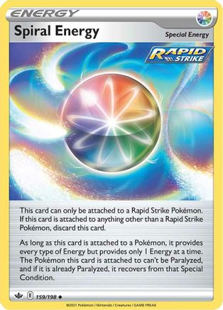 Spiral Energy 159/198 - SWSH06 Chilling Reign Reverse Holofoil - for just $0.05! 