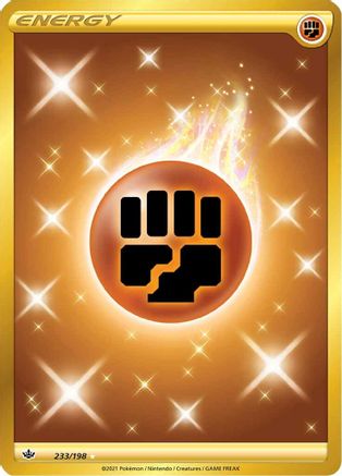 Fighting Energy (Secret) 233/198 - SWSH06 Chilling Reign Holofoil - for just $7.10! 