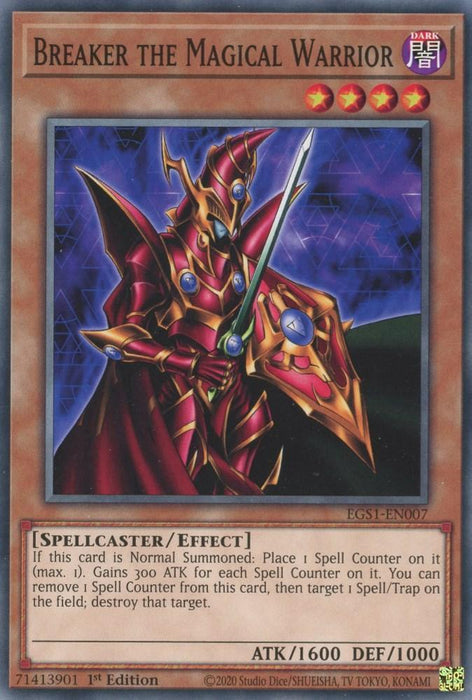 Breaker the Magical Warrior [EGS1-EN007] Common - for just $0.20! 