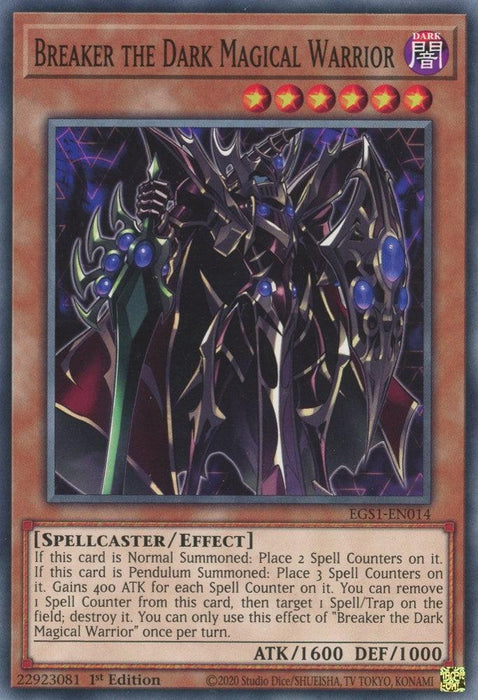 Breaker the Dark Magical Warrior [EGS1-EN014] Common - for just $0.10! 