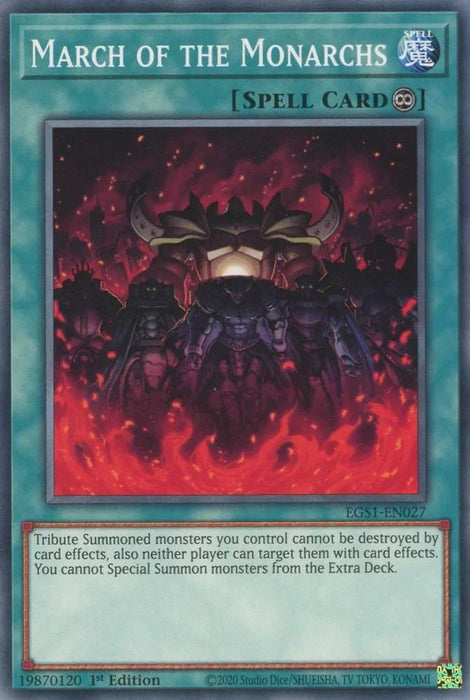 March of the Monarchs [EGS1-EN027] Common - for just $0.10! 