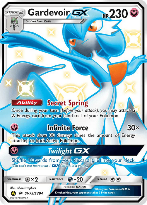 Gardevoir GX (SV75/SV94) [Sun & Moon: Hidden Fates - Shiny Vault] - for just $29.50! 
