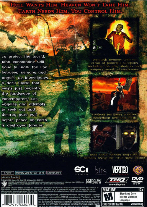 Constantine – PlayStation 2 (PS2) - for just $16.99! 