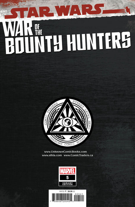 Star Wars War Bounty Hunters #5 (Of 5) Unknown Comics Gerald Parel Exclusive Var (10/06/2021)(10/13/2021) - for just $10! 
