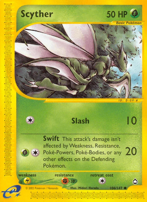 Scyther (106/147) [Aquapolis] - for just $4.95! 