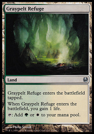 Graypelt Refuge (Duel Decks: Ajani vs Nicol Bolas) Near Mint - for just $0.14! 