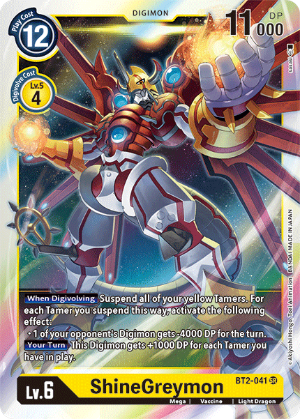 ShineGreymon [BT2-041] [Release Special Booster Ver.1.5] - Just $0.09! Shop now at Retro Gaming of Denver