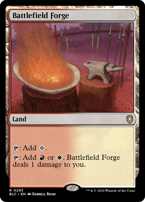 Battlefield Forge (BLC-293) - Bloomburrow Commander - for just $0.10! 