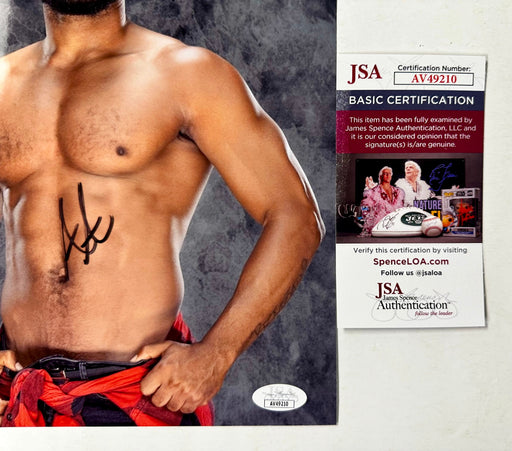 Ashante "Thee" Adonis Signed 8X10 Photo WWE Wrestling Smackdown With JSA COA - for just $50! 