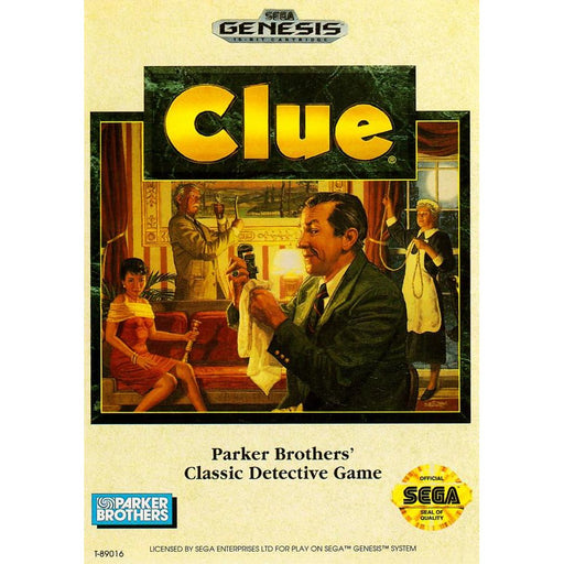 Clue (Sega Genesis) - Just $0! Shop now at Retro Gaming of Denver