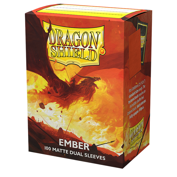 Dragon Shield: Standard 100ct Sleeves - Ember (Dual Matte) - Just $9.95! Shop now at Retro Gaming of Denver